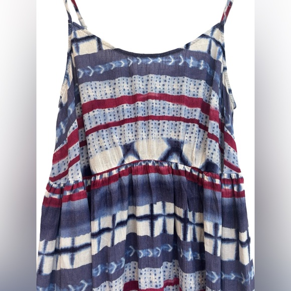 LOFT Beach Tie Dye Sundress Swim Cover Up Boho Flowy Resort Dress Size 4 🏝️ - Picture 2 of 7